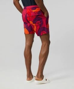 Psycho Bunny (mens Bright Fuschia Darwin Swim Short) New Arrivals