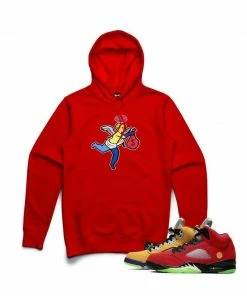 Hasta Muerte (Red “ski Mask Angel Hoodie)