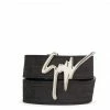 Giuseppe Zanotti (black/sliver Leather Belt)