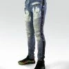 Preme Denim (Light Blue Multi Crystal Jeans)