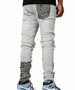 Kdnk (blue Patch Bandana Jean) New Arrivals