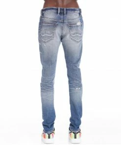 New Arrivals Cult Of Individuality (dark Blue Punk Super Skinny Jean)