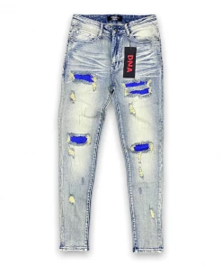 New Arrivals Dna Premium (blue /royal Blue Handcraft Cut Jean)