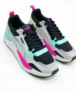 PUMA (gray /blue /pink X-RAY SNEAKERS )