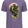 Point Blank ( Purple Neon Skull T-shirt) New Arrivals