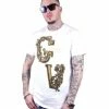 AVENUE GEORGE (white/Gold CREWNECK T-SHIRTS)
