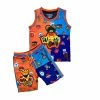 Elite Denim (kids Orange/blue “winner Only Short Set)