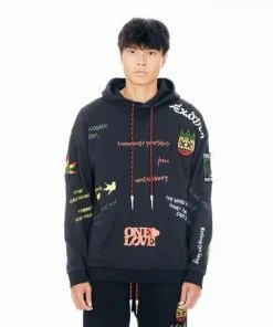 Cult Of Individuality (black Marley Pullover Hoodie)