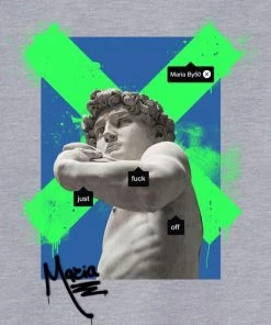 New Arrivals Maria By Fifty (heather Grey Goosebumps T-shirt)