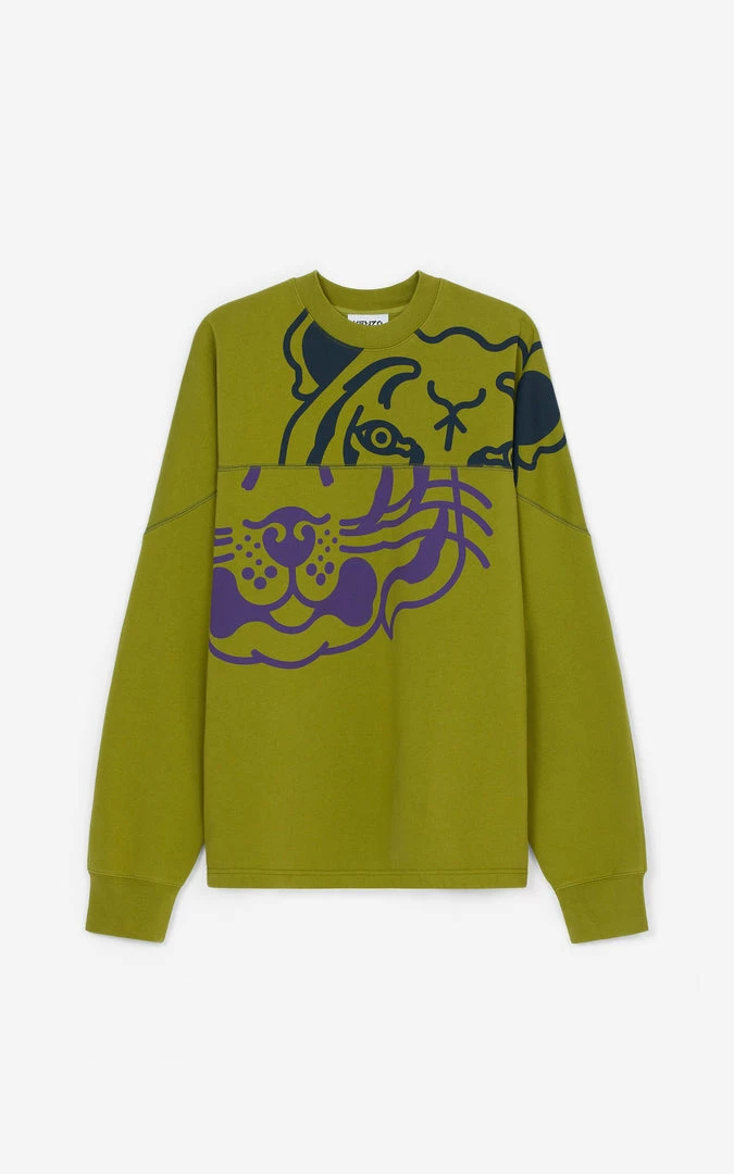 Kenzo (green/purple Tiger Sweater ) 3 Kenzo (green/purple Tiger Sweater )