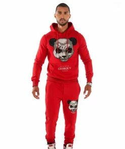 Avenue George (red “evil Panda Jogging Set)