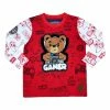 Elite Denim (kids White/red “elite Gamer Long Sleeve T-shirt) New Arrivals