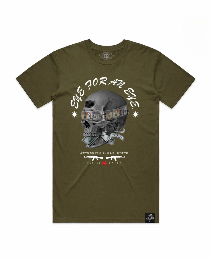 Hasta Muerte (army “3rd Eye For An Eye Skull T-shirt) New Arrivals 3 Hasta Muerte (army “3rd Eye For An Eye Skull T-shirt) New Arrivals