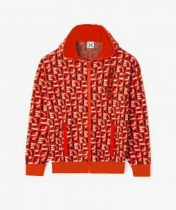 Kenzo (orange Sport Monogram Jacquard Jacket) New Arrivals