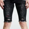New Arrivals Crysp Denim (black/red Patch Short) 2 New Arrivals Crysp Denim (black/red Patch Short)