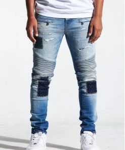 New Arrivals Crysp Denim (blue Patchwork Sky Walker Jean)