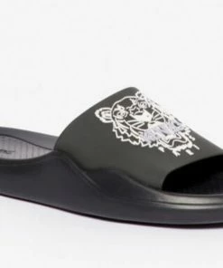 Kenzo (black Tiger Pool Tiger Slide) New Arrivals