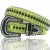 New Arrivals Dna Premium Belts (lime Green/black)