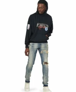 Purple Brand (blue Bandana Patch Pocket Indigo Jean)