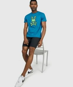 New Arrivals Psycho Bunny (blue Clay Mens Jordan Mesh T-shirt)