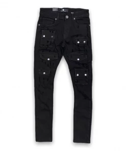 Focus Denim (black Cargo Pocket Jean)