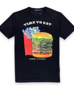 Streetz Iz Watchin New Arrivals Streetz Is Watchin (black “time To Eat T-shirt)