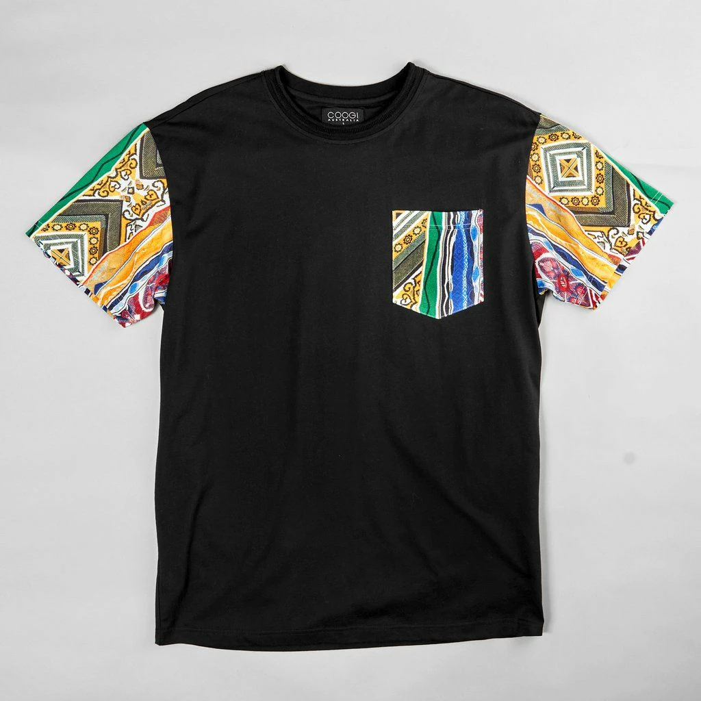 Coogi Australia (black Og Patch Work Crewneck T-shirt) 3 Coogi Australia (black Og Patch Work Crewneck T-shirt)
