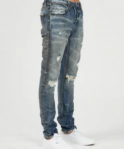 ARTMEETSCHAOZ (BLUE /black WASH JEANS ) New Arrivals