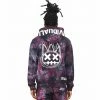 Cult Of Individuality (merlot The Dye Novelty Zip Hoodie) New Arrivals