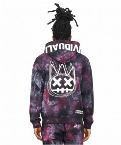 Cult Of Individuality (merlot The Dye Novelty Zip Hoodie) New Arrivals