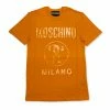 New Arrivals Moschino (orange Double Question Mark Jersey T-shirt)
