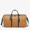 New Arrivals Mcm (cognac Ottomar Weekender Bag In Visetos)
