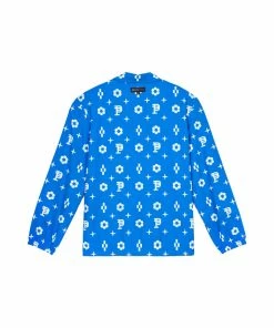 Purple Brand (black Reversible Snap Front Coaches Jacket )