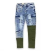 Reelistik Nyc (blue Green Split Strap Cargo Jean)