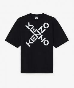 New Arrivals Kenzo (black Sport Big X "kenzo T-shirt)