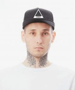 Hvman (black Triangle Mesh Trucker Hat) New Arrivals