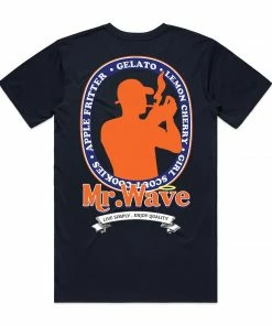 Mr. Wave (navy “live Simple T-shirt) New Arrivals