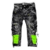 Denimicity (kids Grey /lime Cargo Jean) New Arrivals