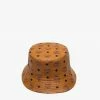 New Arrivals Mcm (cognac Bucket Hat In Visetos)