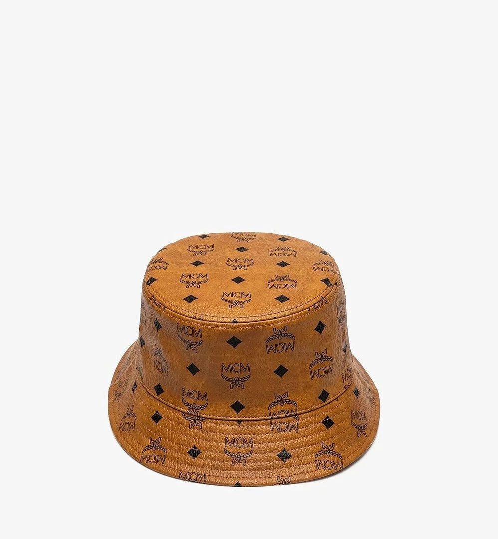 New Arrivals Mcm (cognac Bucket Hat In Visetos) 3 New Arrivals Mcm (cognac Bucket Hat In Visetos)