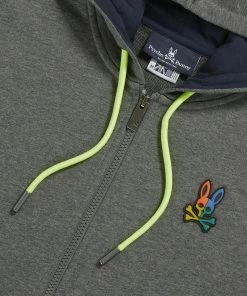 Psycho Bunny (mens Heather Bayles Chain Twitch Hoodie)