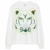 Kenzo (white K-tiger Oversized Sweatshirt)