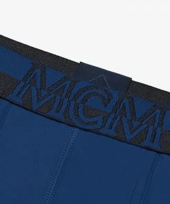 New Arrivals MCM (Men’s Blue/black Long Boxer Briefs)