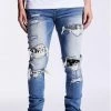 New Arrivals Crysp Denim (blue Paisley Leo Denim Jean -111)