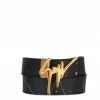 Giuseppe Zanotti (black/gold Leather Belt)