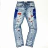 New Arrivals Dna Premium (blue/red Wash Jeans)