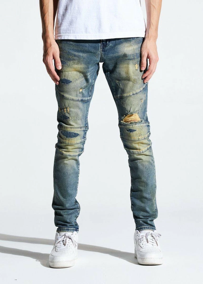 Crysp Denim (Blue/sand Cut Wash Jeans) 3 Crysp Denim (Blue/sand Cut Wash Jeans)