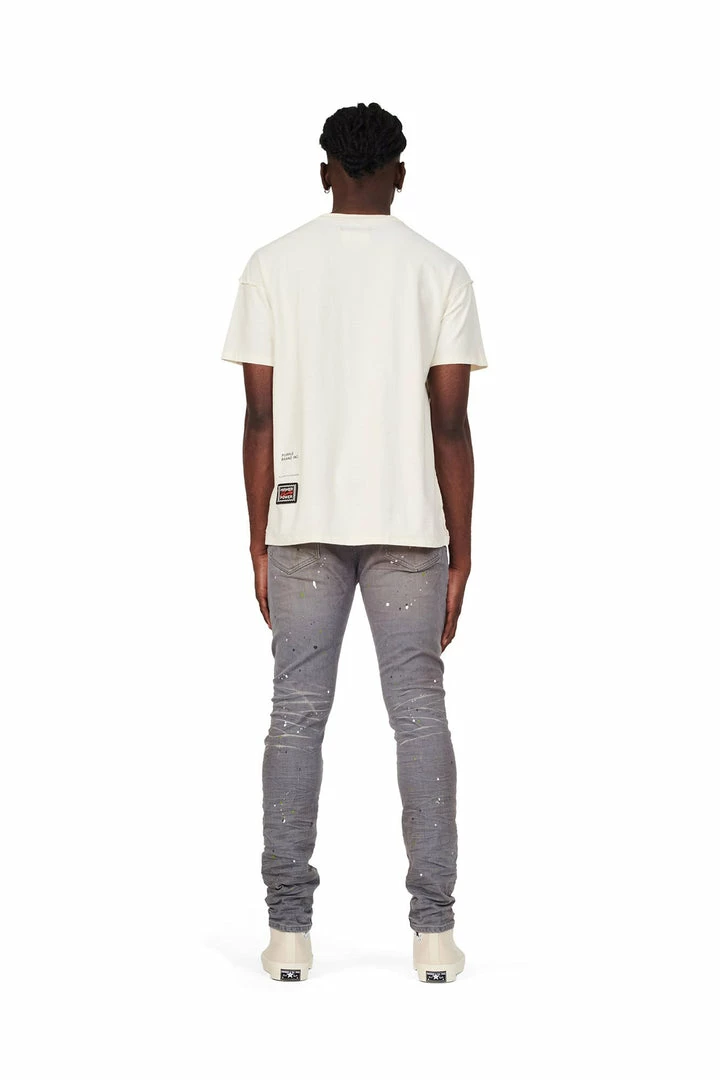 Purple Brand (grey /green Vintage Paint Jean) 4 Purple Brand (grey /green Vintage Paint Jean)