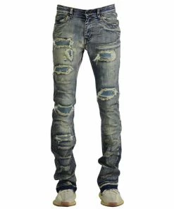 Focus (blue/sand Cut Wash Jean)