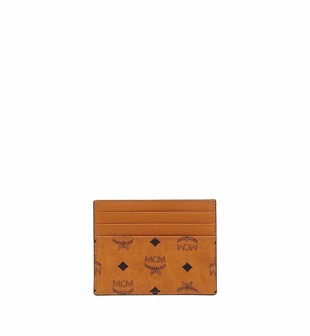 New Arrivals Mcm (cognac Money Clip Card Case In Visetos Original) 4 New Arrivals Mcm (cognac Money Clip Card Case In Visetos Original)